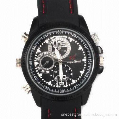 Novelty Spy Watch Camera with Voice Recording Function, 1/2/4/8GB Capacity